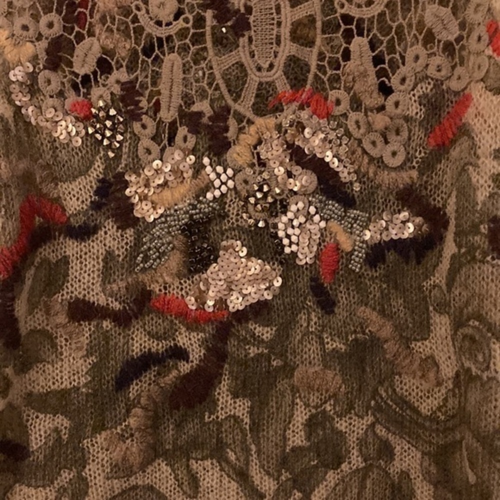 Free people top embroidered and beaded gorgeous - Picture 2 of 6